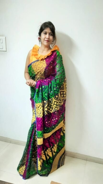 Dhakai Jamdani Multicolour